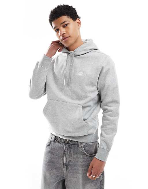 Nike Club hoodie in grey