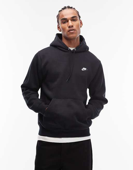 Nike Club hoodie in black