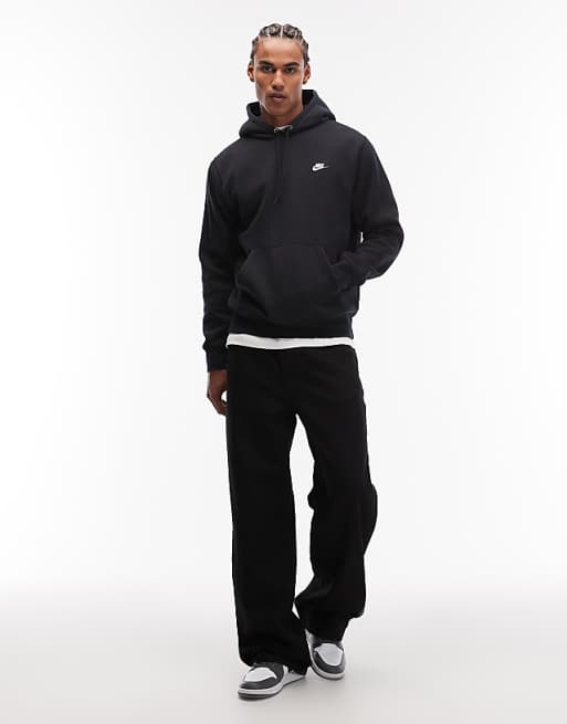 Nike Club hoodie in black