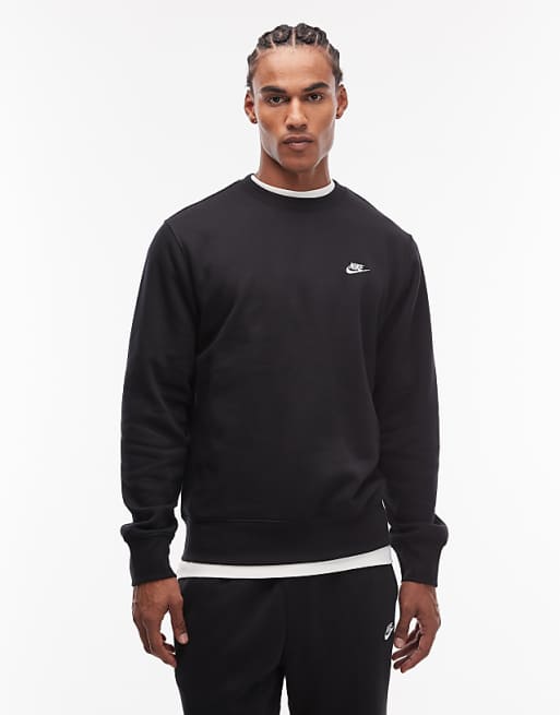 Nike Club sweatshirt in black