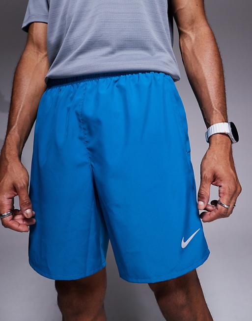 Nike Running Dri-FIT Challenger 7 inch shorts in blue