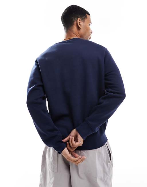 Nike Club crew neck sweatshirt in navy