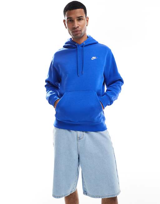 Nike Club hoodie in blue