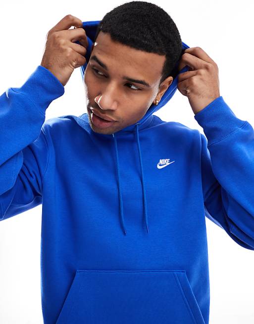 Nike Club hoodie in blue