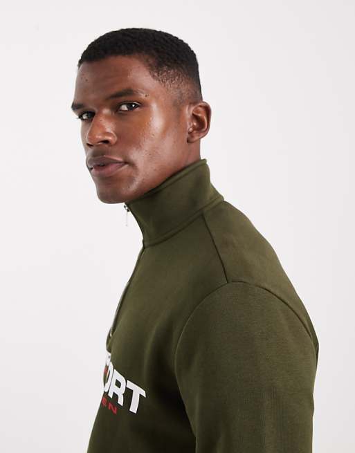 Polo Ralph Lauren – Sport – Olivgrön sweatshirt