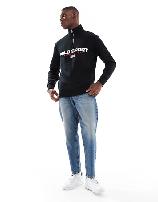 Polo Ralph Lauren – Sport – Svart sweatshirt
