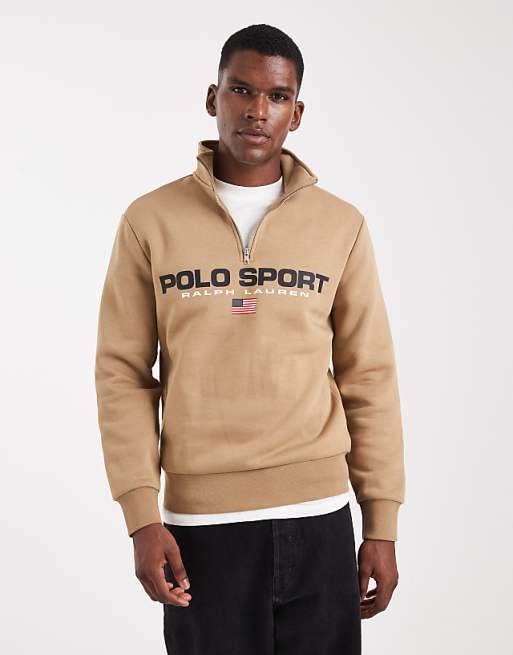 Polo Ralph Lauren – Sport – Kakibeige sweatshirt