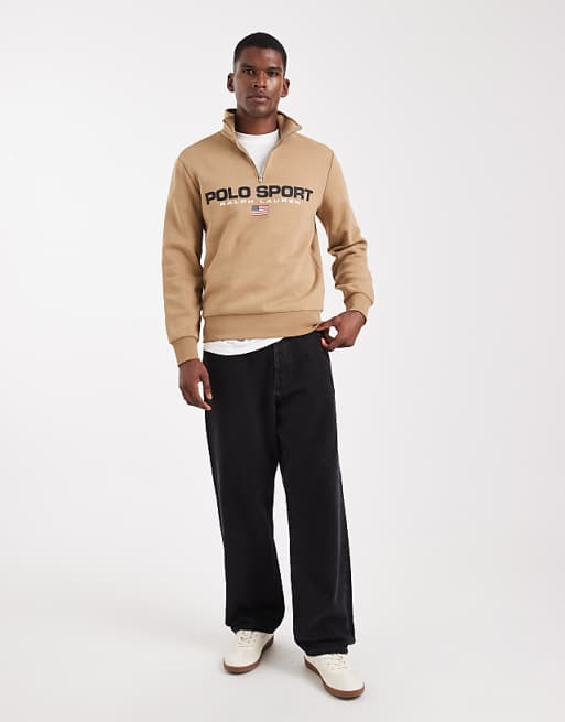Polo Ralph Lauren – Sport – Kakibeige sweatshirt