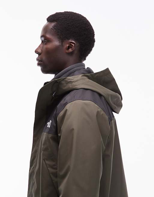 The North Face Antora waterproof rain jacket in dark green