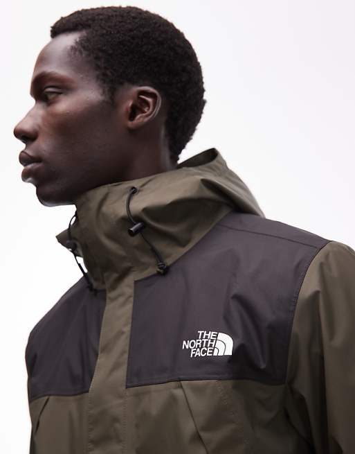 The North Face Antora waterproof rain jacket in dark green