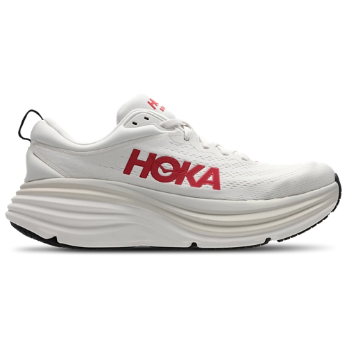 Hoka Bondi 8 - White-Vermillion-White